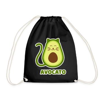 avocat - Sac de sport léger - noir - Devant