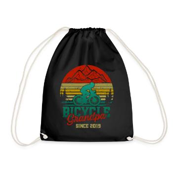 Bicycle Grandpa since 2019 - Sac de sport léger - noir - Devant