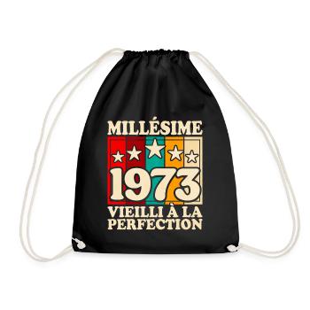 Millésime 1973 Fête 50 Ans Anniversaire - Sac de sport léger - noir - Devant