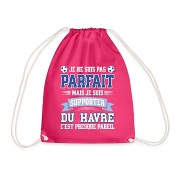 Supporter Football Le Havre Foot Fier Havrais - Sac de sport léger - fuchsia - Devant