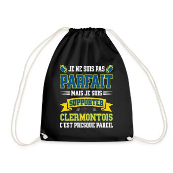 Clermontois Clermont-Ferrand Rugby Humour - Sac de sport léger - noir - Devant