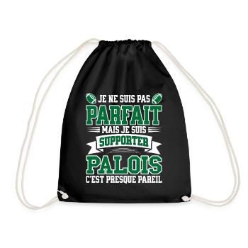 Homme Palois Pau Rugbyman Rugby Humour - Sac de sport léger - noir - Devant