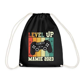 Mamie Geek Annonce Grossesse Future Mamie 2023 - Sac de sport léger - noir - Devant