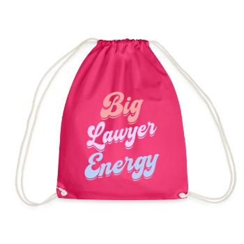 Energischer Anwalt Richter Jurist Anwalt - Turnbeutel - Fuchsia - Vorne