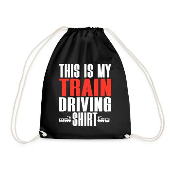 Conducteur De Train Machiniste Cheminot - Sac de sport léger - noir - Devant