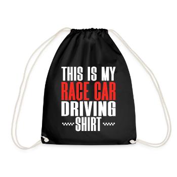 Conducteur De Voitures De Course Pilote De Course - Sac de sport léger - noir - Devant