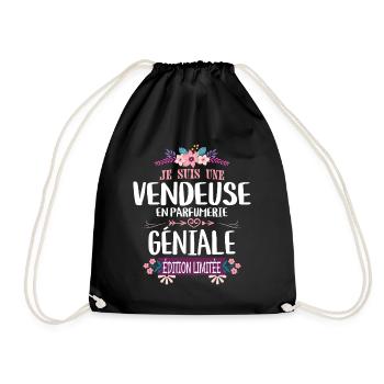 Édition Limitée Vendeuse En Parfumerie Géniale - Sac de sport léger - noir - Devant