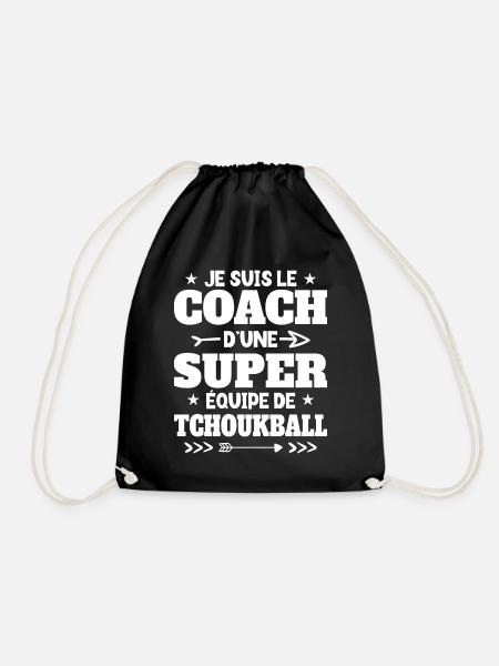 Super Coach Cadeau Pour Coach De Tchoukball - Sac de sport léger - noir