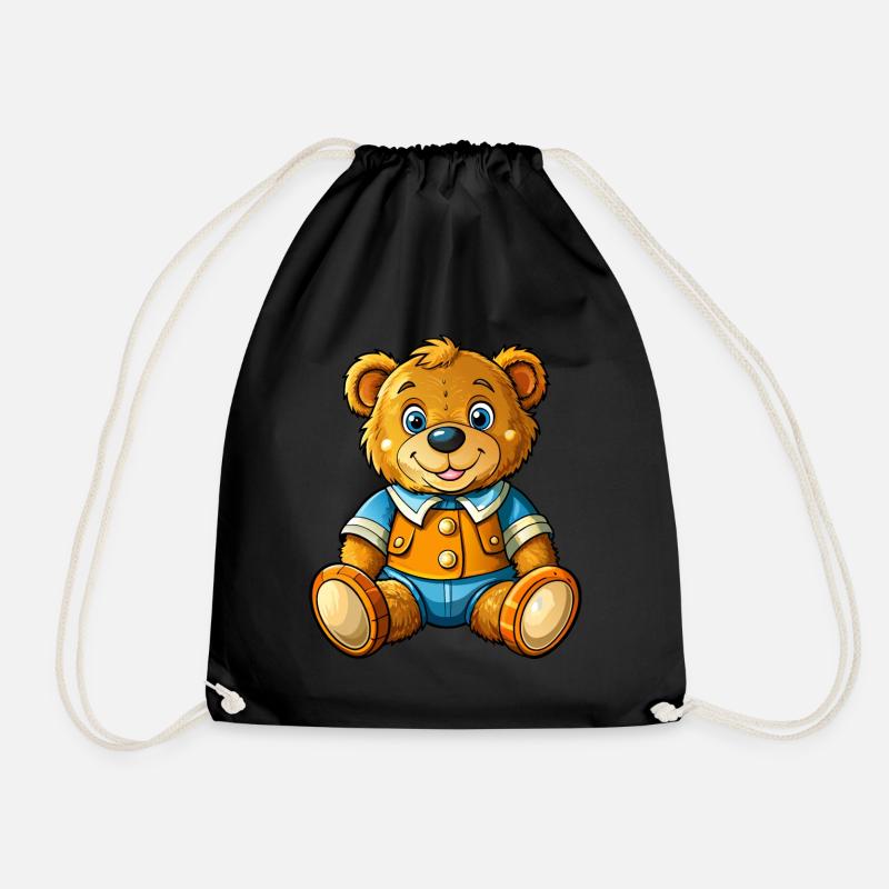 Süßer Teddy - Turnbeutel - Schwarz