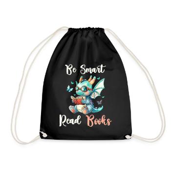 Soyez Intelligent Lisez Des Livres Dragon Lecture - Sac de sport léger - noir - Devant