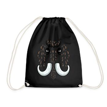 Humour Mammouth Laineux Costume Mammouth Homme - Sac de sport léger - noir - Devant