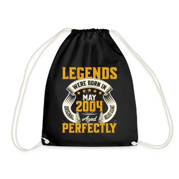 20eme Anniversaire Mai Millesime 2004 - Sac de sport léger - noir - Devant