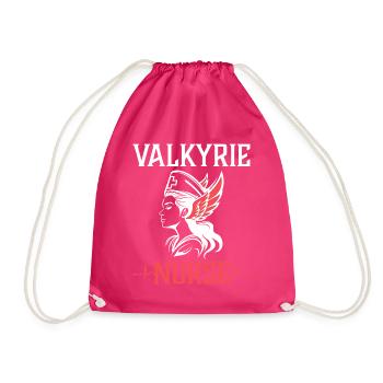 Wikingerin Krankenschwester Walküre - Turnbeutel - Fuchsia - Vorne