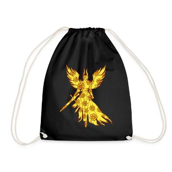 Fleurs Femme Viking Maman Valkyrie - Sac de sport léger - noir - Devant