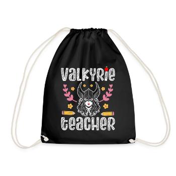 Femme Viking Enseignante Valkyrie - Sac de sport léger - noir - Devant
