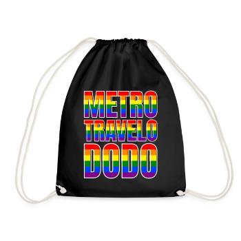 Arc-En-Ciel LGBT Métro Travelo Dodo - Sac de sport léger - noir - Devant