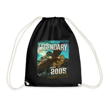 Legendary since 2005 - Drawstring Bag - black - Front