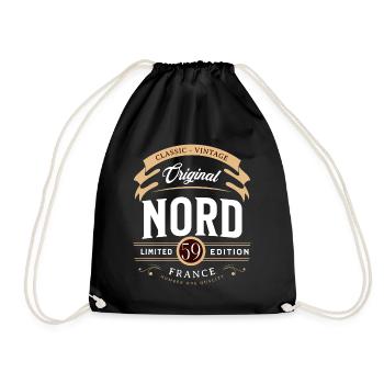 Nord Département France - Sac de sport léger - noir - Devant