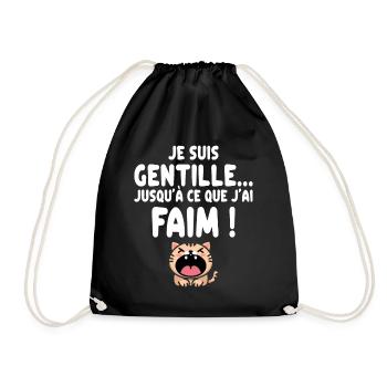 Humour Râleuse Cadeau Rigolo Femme - Sac de sport léger - noir - Devant