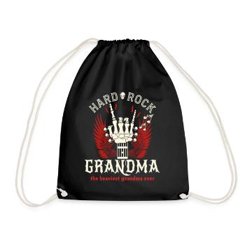 Mère Rock Vintage Maman Rockeuse - Sac de sport léger - noir - Devant