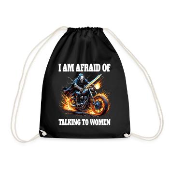 Parler Aux Filles Meme Squelette - Sac de sport léger - noir - Devant