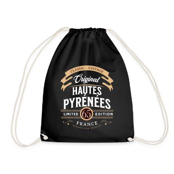 Departamento Hautes-Pyrénées Frankreich - Turnbeutel - Schwarz - Vorne