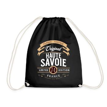 Haute-Savoie Department France - Drawstring Bag - black - Front