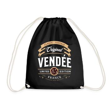 Vendée Département France - Sac de sport léger - noir - Devant