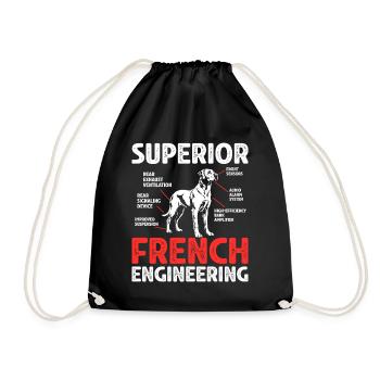 Humor Gift Dog Labrador Retriever - Drawstring Bag - black - Front