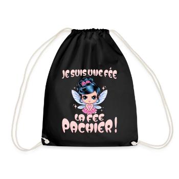 Je Suis Une Fée Pachier Femme Humour - Sac de sport léger - noir - Devant