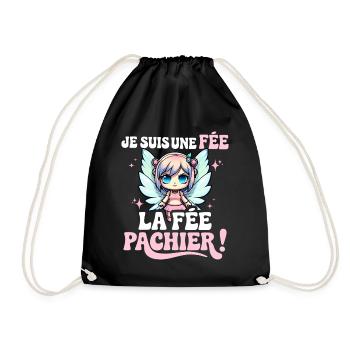 Je Suis Une Fée Pachier Femme Humour - Sac de sport léger - noir - Devant