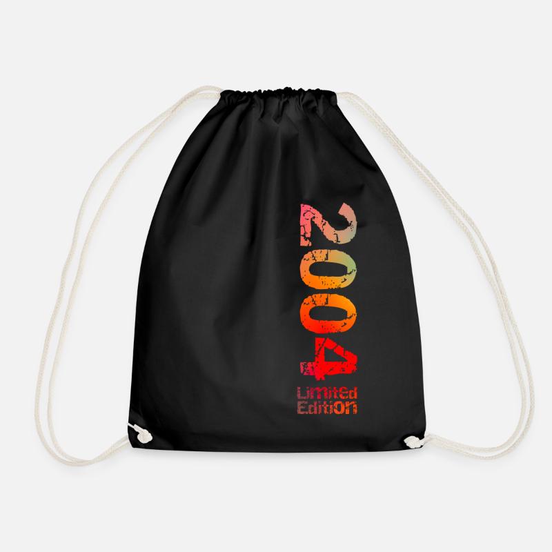 Limited Edition 2004 - Als Geschenk zum Geburtstag - Turnbeutel - Schwarz