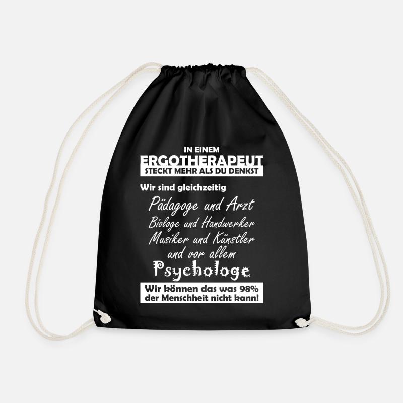 Ergotherapeut - Turnbeutel - Schwarz