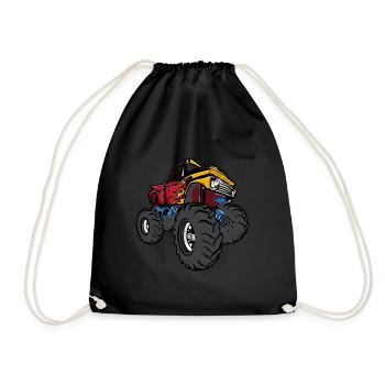Monster truck - Sac de sport léger - noir - Devant