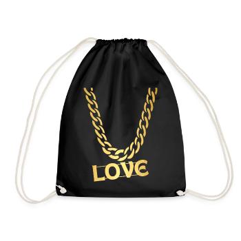 AMOUR - Sac de sport léger - noir - Devant