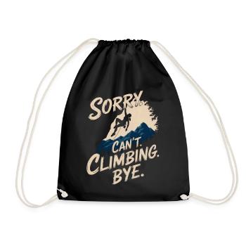 Climbing Free Climbing Rock Climbing for Women - Drawstring Bag - black - Front