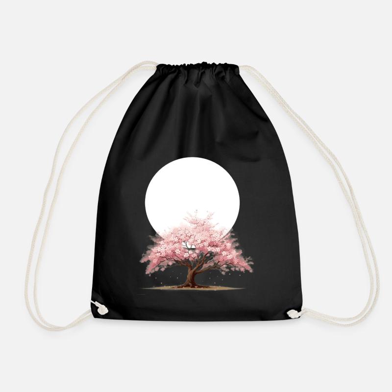 Cherry Tree - Turnbeutel - Schwarz
