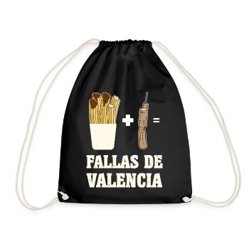 Fallas Pyro Chorrus - Drawstring Bag - black - Front