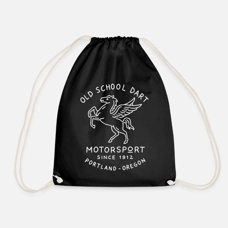 Pferd Motorsport - Turnbeutel - Schwarz