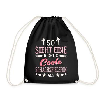 Voilà à quoi ressemble un joueur d’échecs vraiment cool - Sac de sport léger - noir - Devant