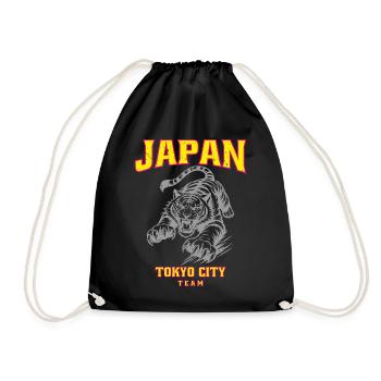Japan Tokyo City Team - Drawstring Bag - black - Front