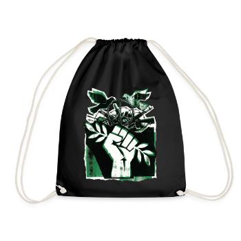Contre la Guerre pour la Paix - Sac de sport léger - noir - Devant