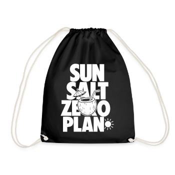 Plan zéro Sun Salt Conception Tropicale - Sac de sport léger - noir - Devant