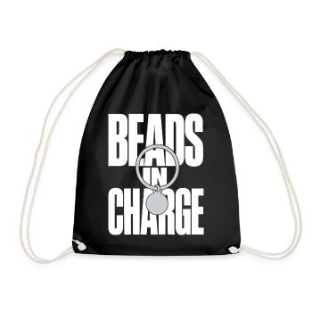 Beads on Charge – Perlen Schlüsselring - Turnbeutel - Schwarz - Vorne