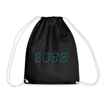 Numéro de l’année 1970 - Sac de sport léger - noir - Devant