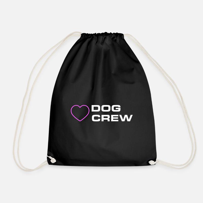 Dog Crew - Turnbeutel - Schwarz