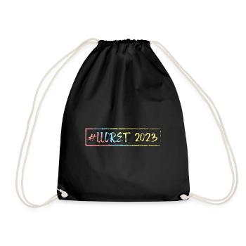 Lloret De Mar 2023 - Drawstring Bag - black - Front