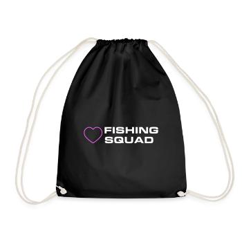 Fishing Squad - Turnbeutel - Schwarz - Vorne