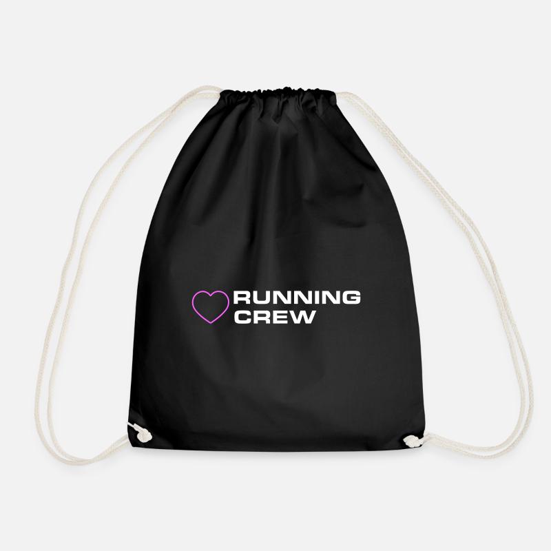 Running Crew - Turnbeutel - Schwarz