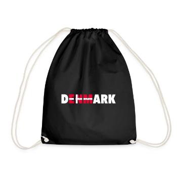 Danemark Drapeau Rømø Fanø Bornholm - Sac de sport léger - noir - Devant